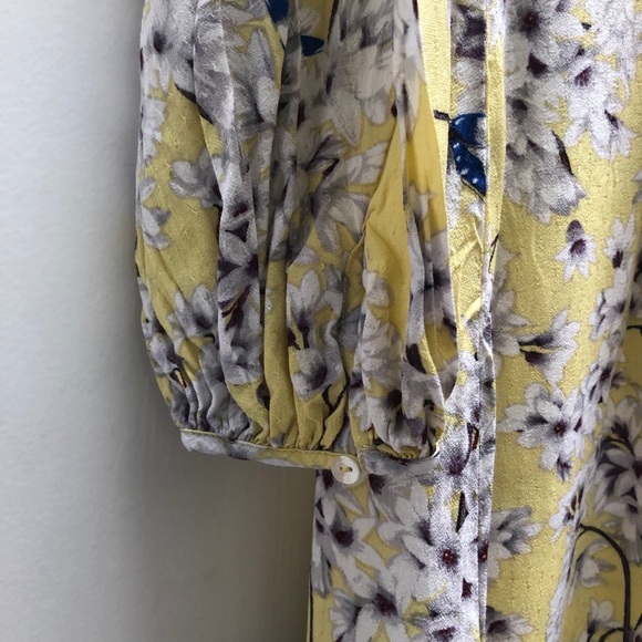 Women’s H&M floral textured woven dress Sz 8 - Picture 14 of 15